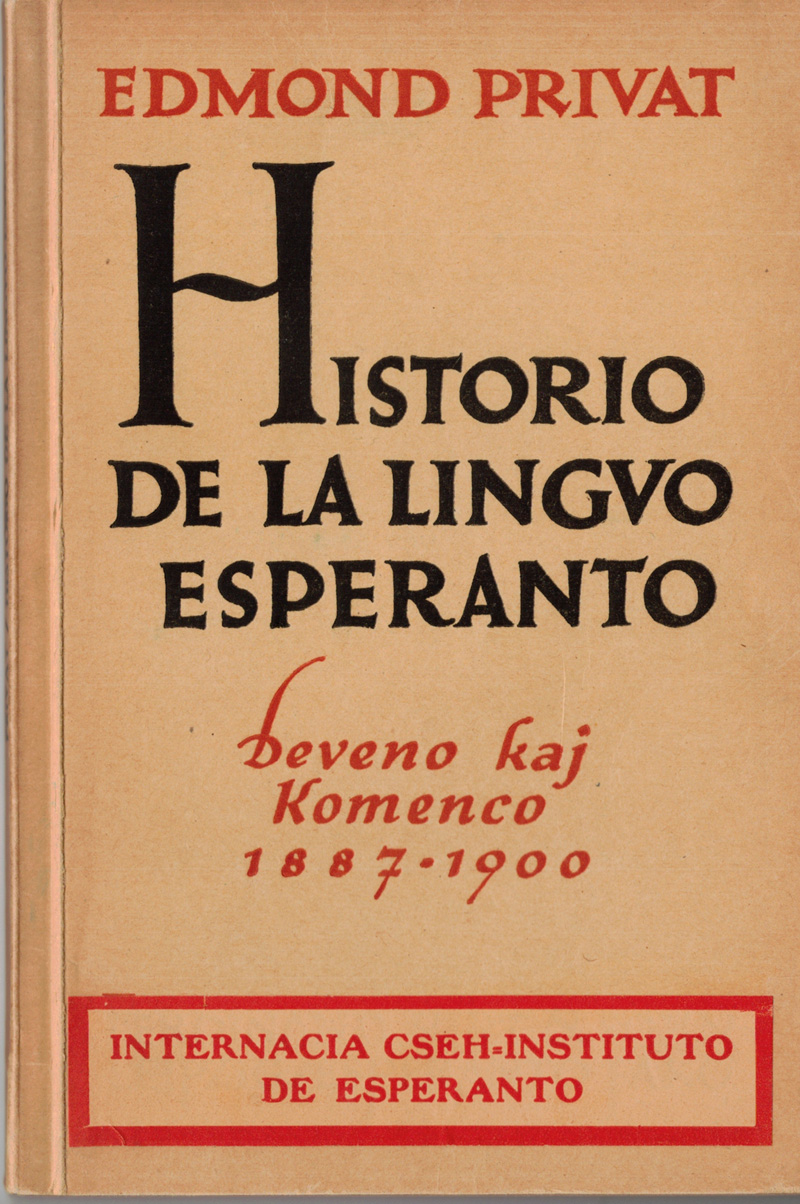 Historio de la lingvo Espéranto 1